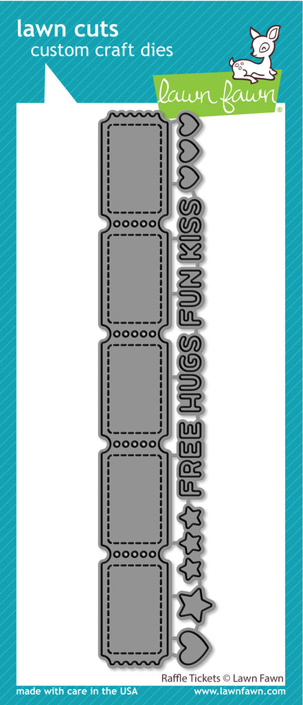 Lawn Fawn - Raffle Tickets - Stand Alone Stanze