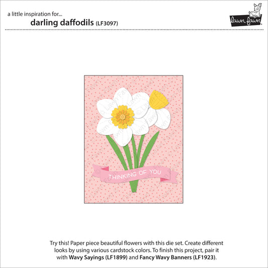 Lawn Fawn - Darling Daffodils - Stand Alone Stanze