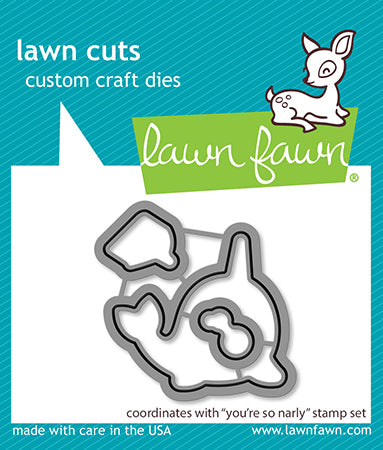 Lawn Fawn You're so narly Outline Stanzen