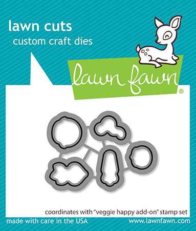Lawn Fawn Veggie happy Add-on Stanzen