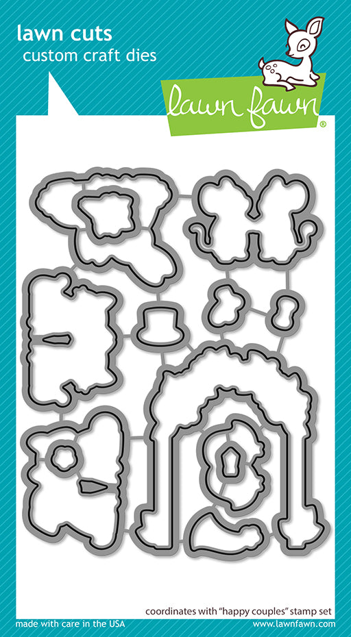 Lawn Fawn Happy couples Stanzen