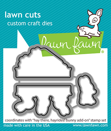 Lawn Fawn Hay there, hayrides! Bunny Add-on Stanzen