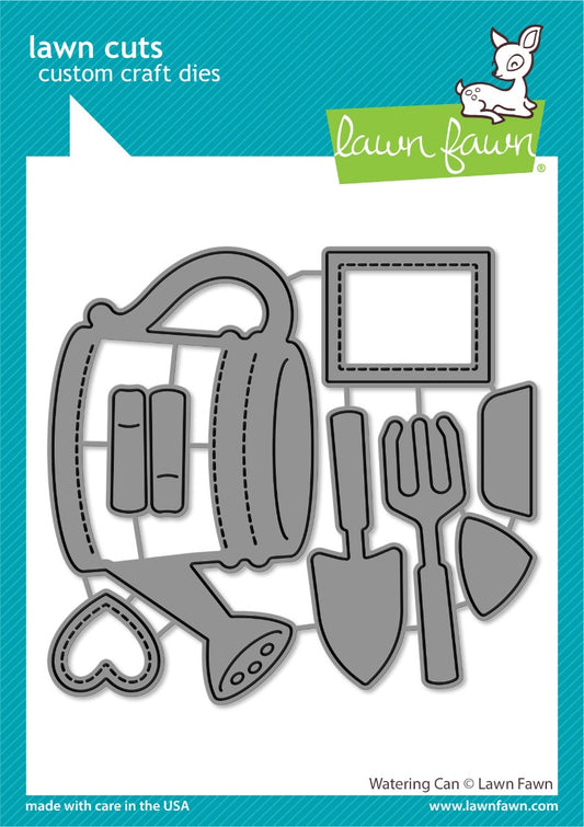 Lawn Fawn Watering can Stand alone Stanzschablone
