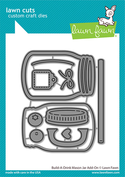 Build-A-DrinkLawn Fawn build-a-drink mason jar add-on Bundle