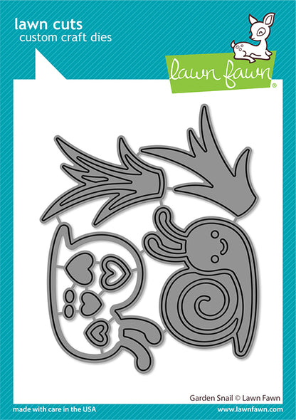Lawn Fawn Garden snail Stand alone Stanzschablone