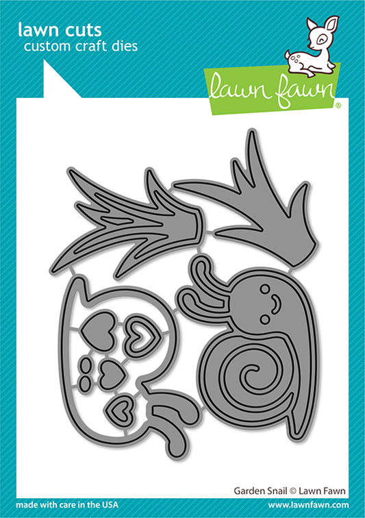 Lawn Fawn Garden snail Stand alone Stanzschablone