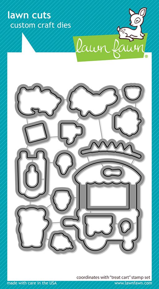 Lawn Fawn Treat cart  Outline Stanzen