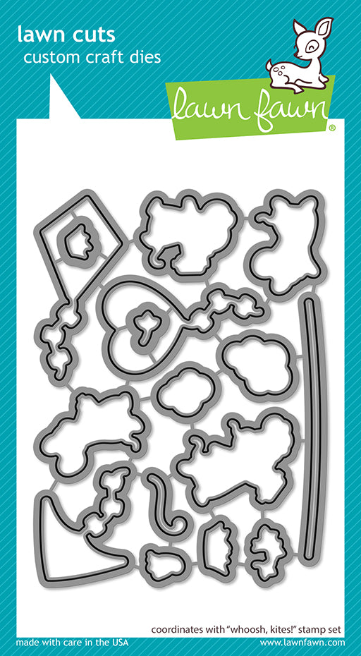 Lawn Fawn Whoosh, kites! Outline Stanzen