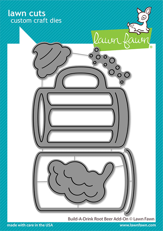 Lawn Fawn Build-a-drink root beer add-on Stand Alone Stanzen