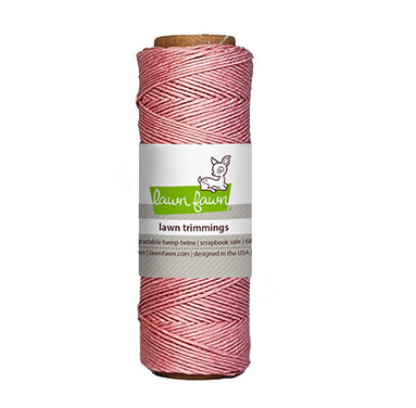 Lawn Fawn - dusty rose hemp twine - twine