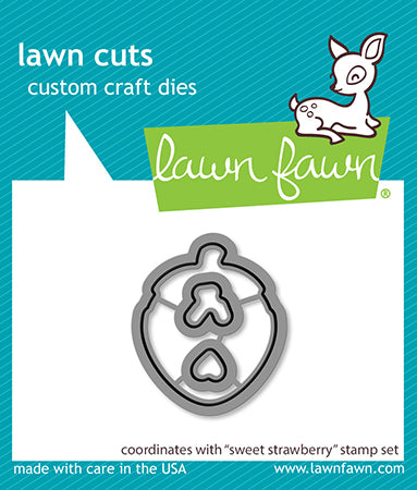 Lawn Fawn - sweet strawberry lawn cuts - dies