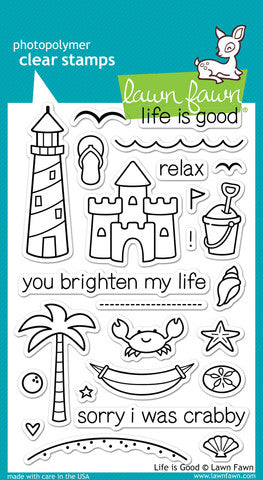 clear stamps lawn fawn Life Is Good für scrapbooking & cardmakings