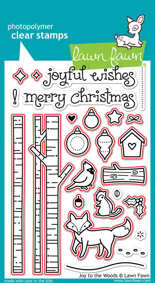 lawn fawn lawn cuts die joy to the woods