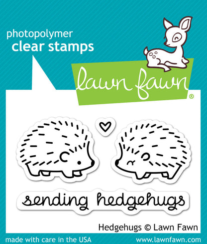 Lawn Fawn clear stamps Hedgehugs