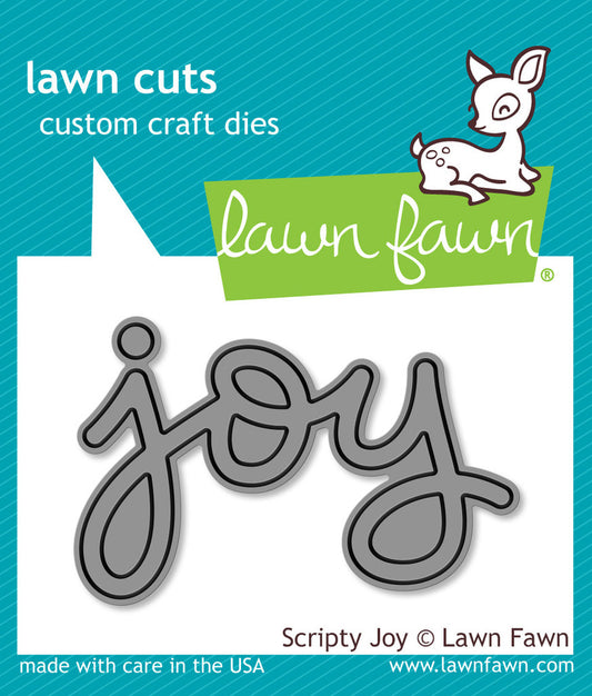lawn fawn lawn cuts die scripty joy
