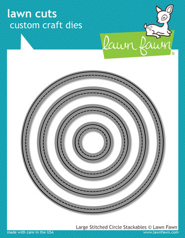 lawn fawn lawn cuts die large stitched circle stackables