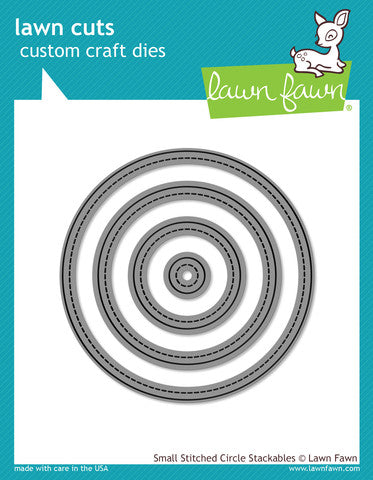 lawn fawn lawn cuts die small stitched circle stackables