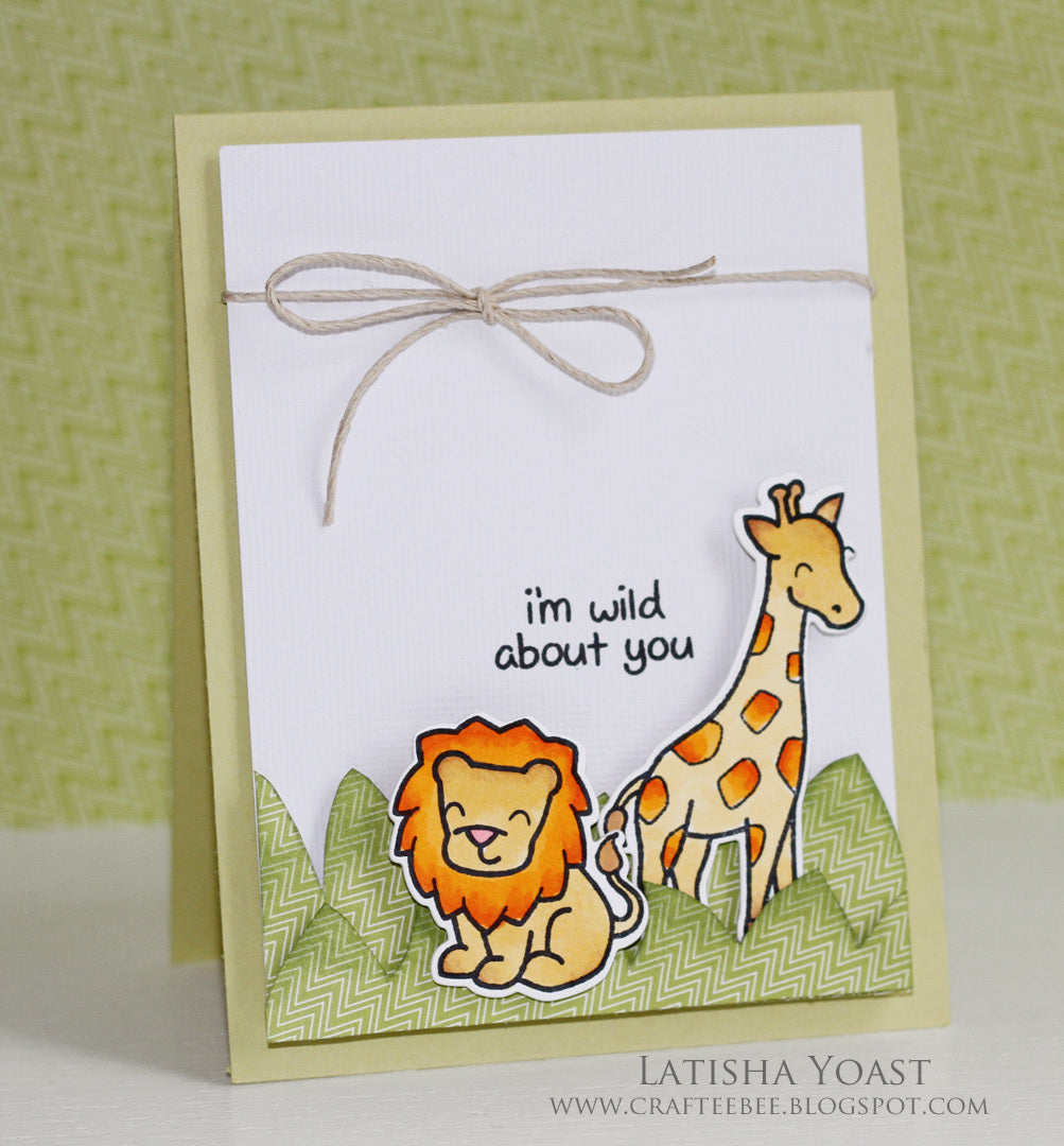 lawn fawn lawn cuts critters of the savanna beispiel