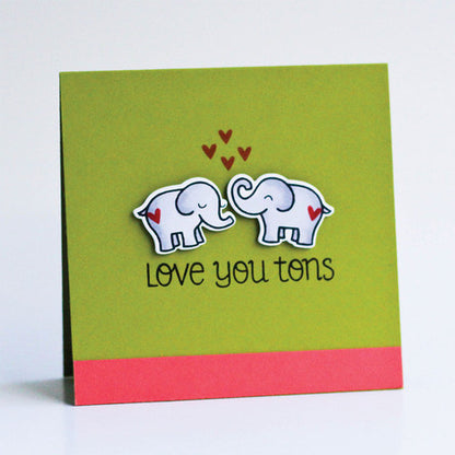 clear stamp - lawn fawn - love you tons beispiel