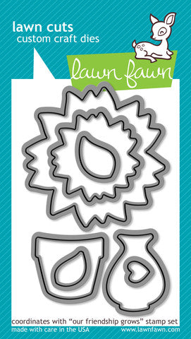 craft dies lawn fawn our friendship grows für scrapbook & cardmaking