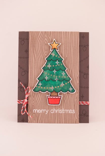 Lawn Fawn Lawn Cuts Trim The Tree Beispiel