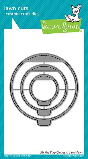 Lawn Fawn - Lift The Flap Circles - Stanzen