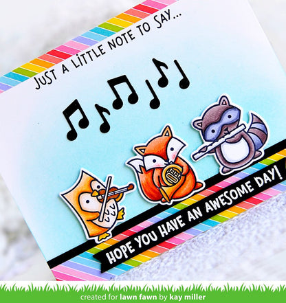 Lawn Fawn - Little Music Notes - Stanzen