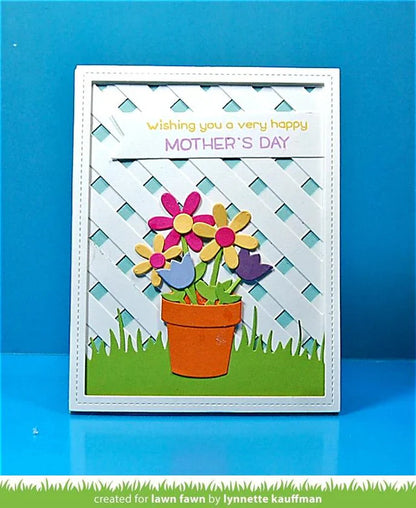 Lawn Fawn little flowers Stanzen Stand Alone