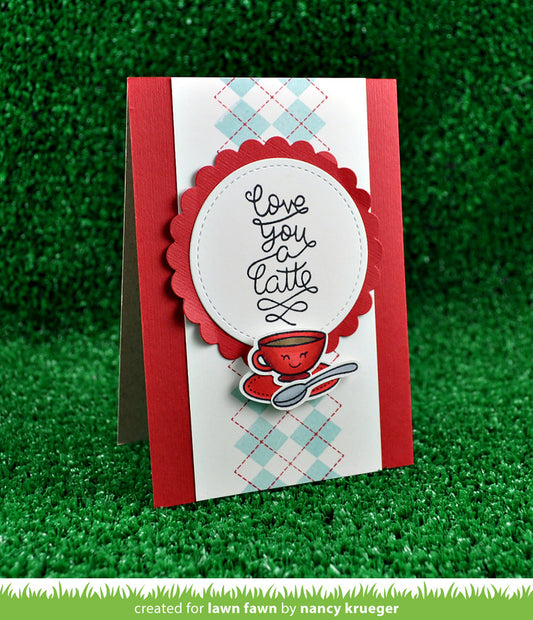 lawn fawn clear stamps love you a latte