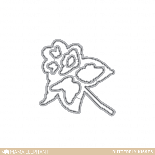 Mama Elephant - Creative Cuts - Butterfly Kisses