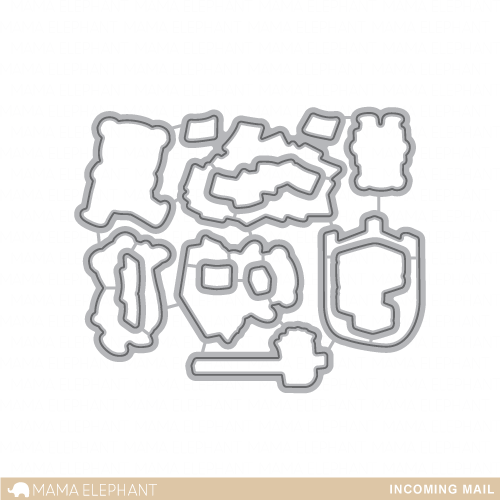 Mama Elephant - Incoming Mail Die