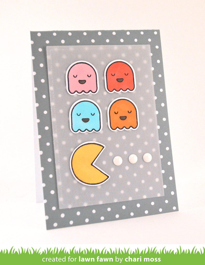 lawn fawn clear stamps monster mash