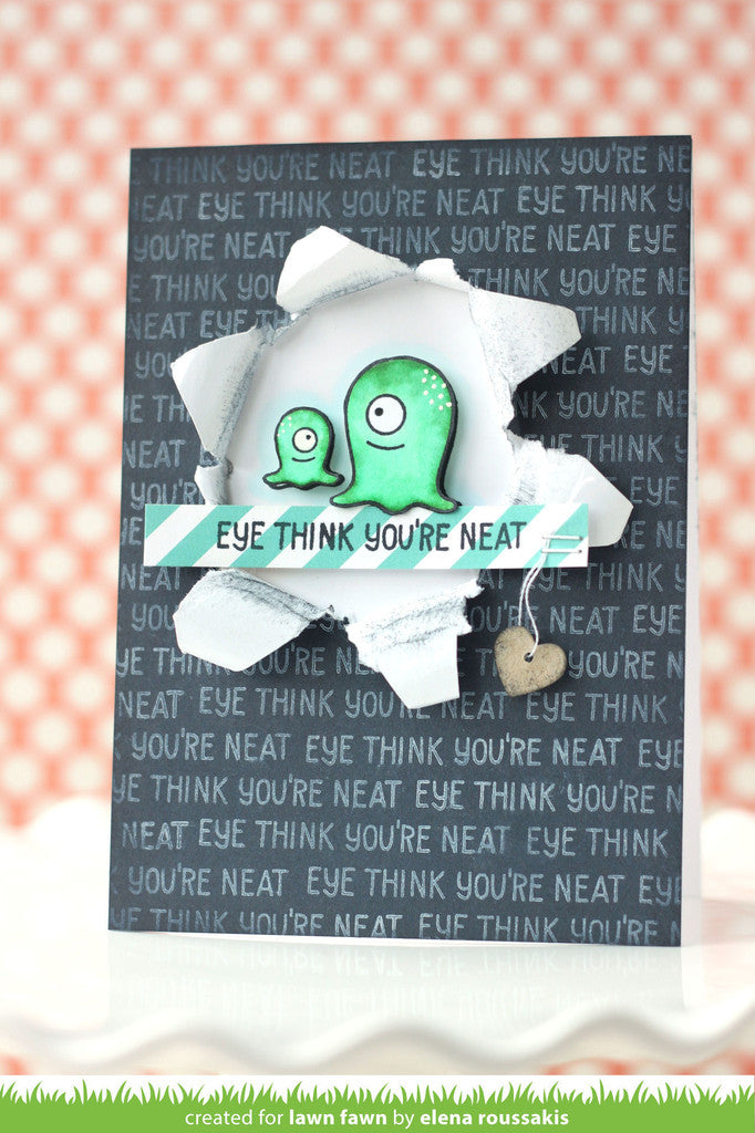 lawn fawn clear stamps monster mash