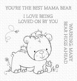 My Favorite Things Many Bear Hugs Ahead Clear Stamps 4x4