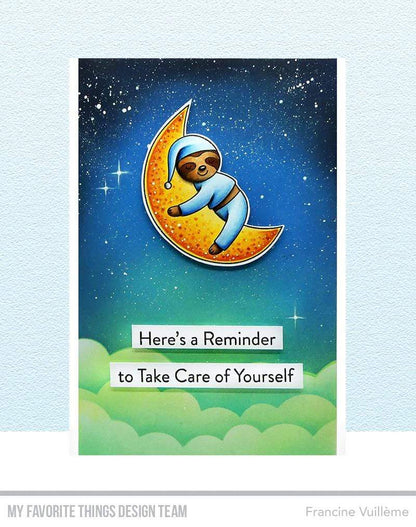 My Favorite Things Slumbering Sloths Clear Stamps 4x8