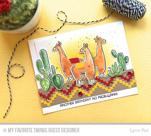 My Favorite Things Llama Love Clear Stamps (CS-145)
