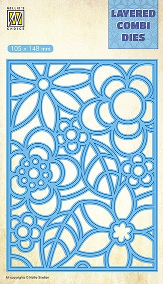 Nellies Choice - Flowers 3 Layer A - Stand alone Stanze