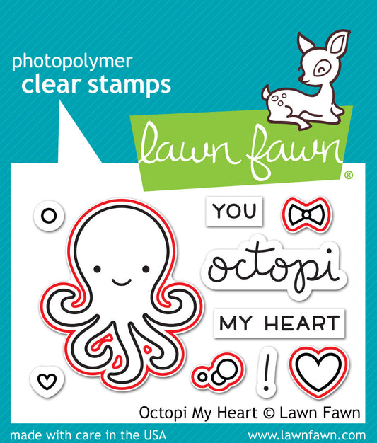 Lawn Fawn - Octopi My Heart - Cuts