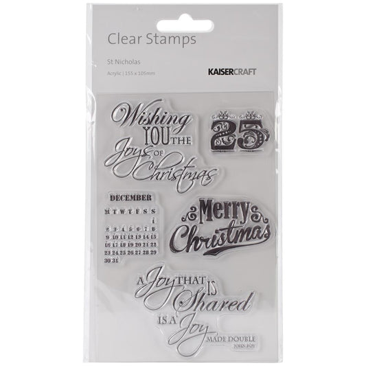 Kaisercraft Stempelset 4x6" - St Nicholas