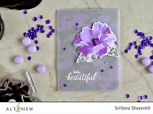 Altenew - Perennial Beauty - Clear Stamps 6x8