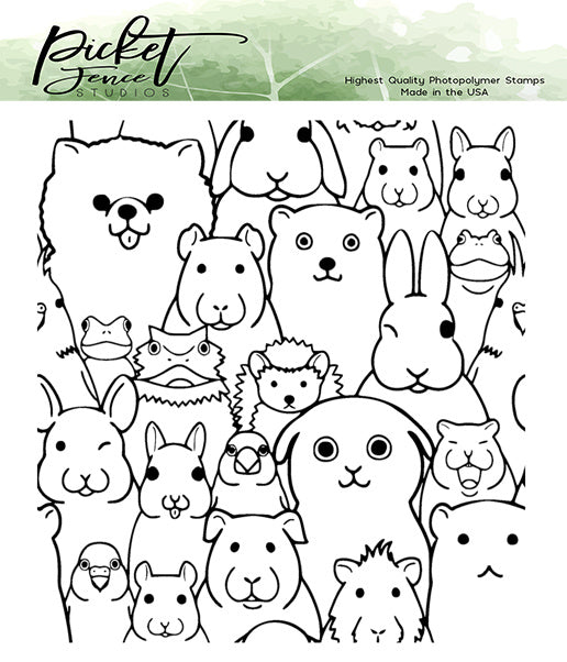 Picket Fence Studios - Say Cheese - Clear Stamps 4x4