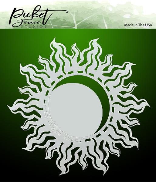 Picket Fence Studios - Schablone - Artsy Sun