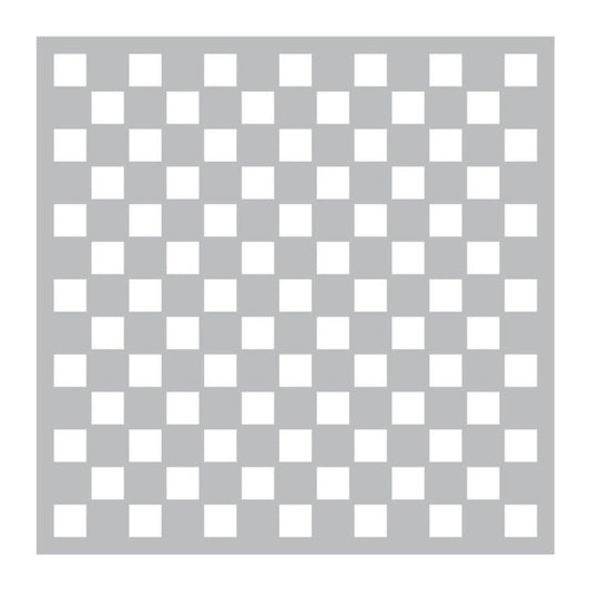Picnic Checkerboard Stencil