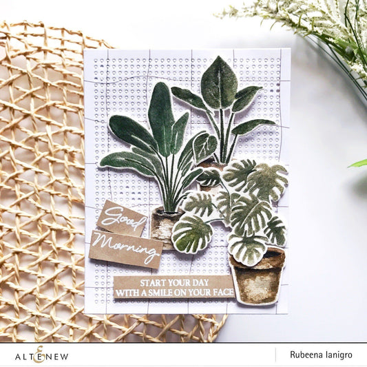 Altenew - Potted Plants - Clear Stamp 6x8