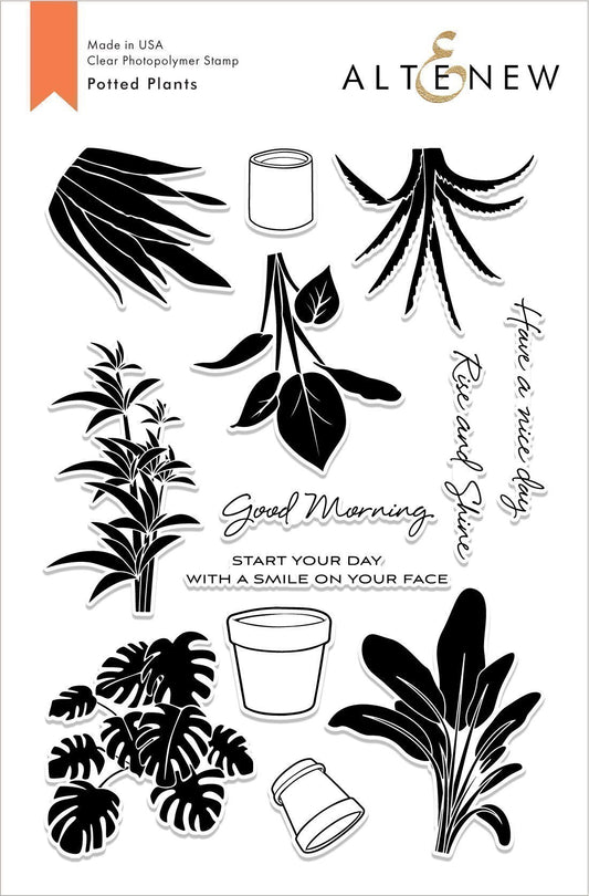 Altenew - Potted Plants - Clear Stamp 6x8