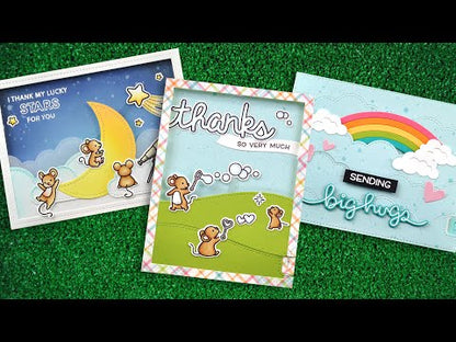 Lawn Fawn Swish 'n Pop Pull Tab Stand Alone Stanze