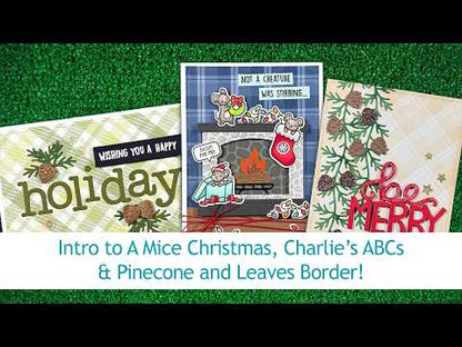 Lawn Fawn · gingerbread border · Stand Alone Stanzen