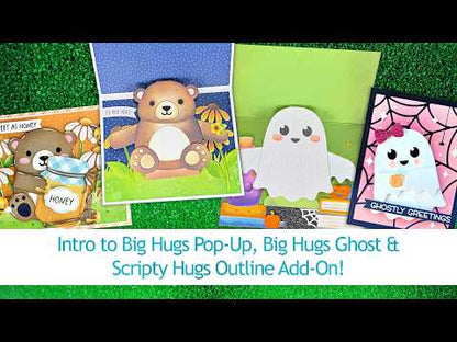 Lawn Fawn Big Hugs Ghost Lawn Cuts Stanzen