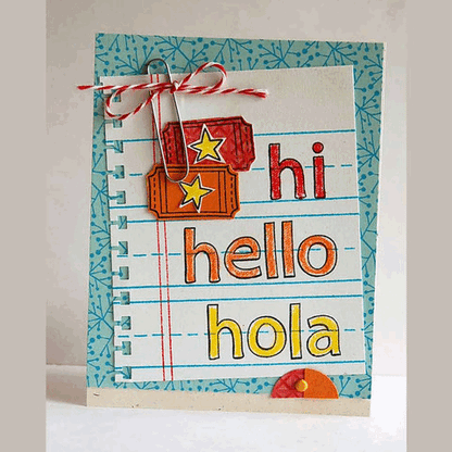 Lawn Fawn Quinns ABC's Clear Stamps 4x6