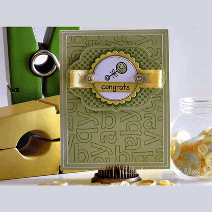 Lawn Fawn Quinns ABC's Clear Stamps 4x6